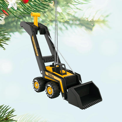 Hallmark - Adorno navideño de Recuerdo 2024, Hasbro Tonka, Cargador de Brazo Fuerte, Regalos para niños