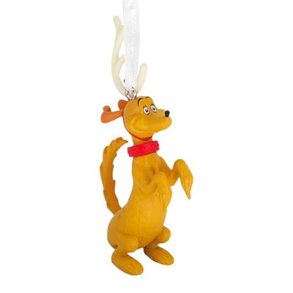 Hallmark Dr. Seuss's How The Grinch robó la Navidad MAX in Antlers Adornos de Navidad, Regalos de película de Navidad