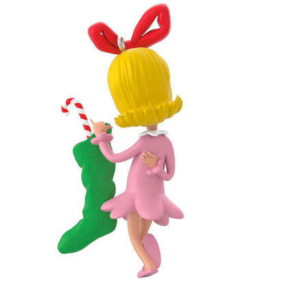 Hallmark - Adorno navideño de Recuerdo 2025, Dr. Seuss's How The Grinch robó la Navidad Cindy-Lou Who, Regalos de película de Navidad