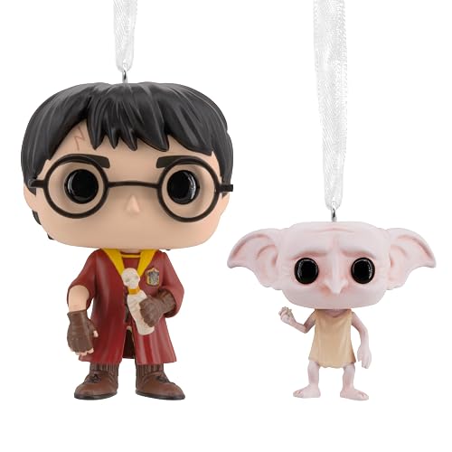 Hallmark Harry Potter y Dobby Funko Pop! Adornos de Navidad, Juego de 2, Regalos de Cultura Pop