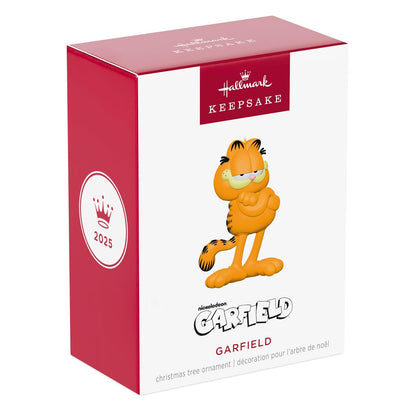 Hallmark - Adorno navideño de Recuerdo 2025, Nickelodeon Garfield, Regalos de Dibujos Animados
