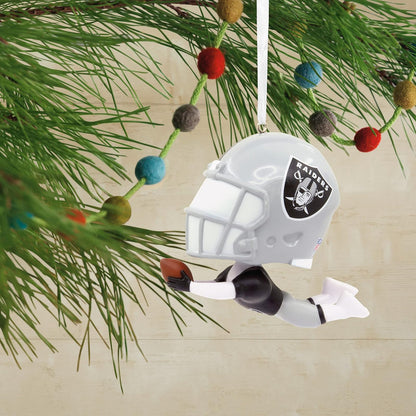 Hallmark NFL - Adorno navideño de Las Vegas Raiders Bouncing Buddy