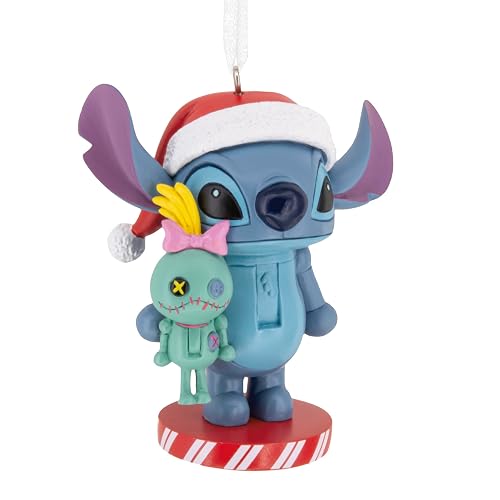 Hallmark Disney Stitch Cascanueces Adorno de Navidad, Regalos para Fans de Disney