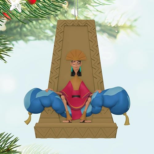 Hallmark - Adorno navideño de Recuerdo 2025, Disney The Emperor's New Groove Emperor Kuzco, Regalos para fanáticos de Disney