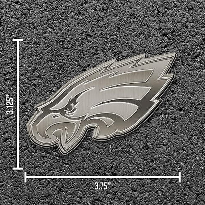 Rico Industries NFL Philadelphia Eagles - Emblema de automóvil Antiguo de níquel Antiguo para automóvil, camión, SUV