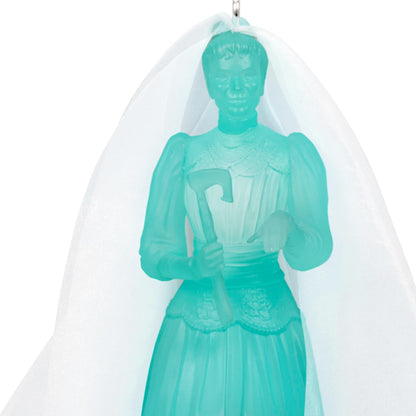Hallmark - Adorno de Navidad de Disney The Haunted Mansion Collection Constance Hatchaway con luz y Sonido, Regalos para fanáticos de Disney