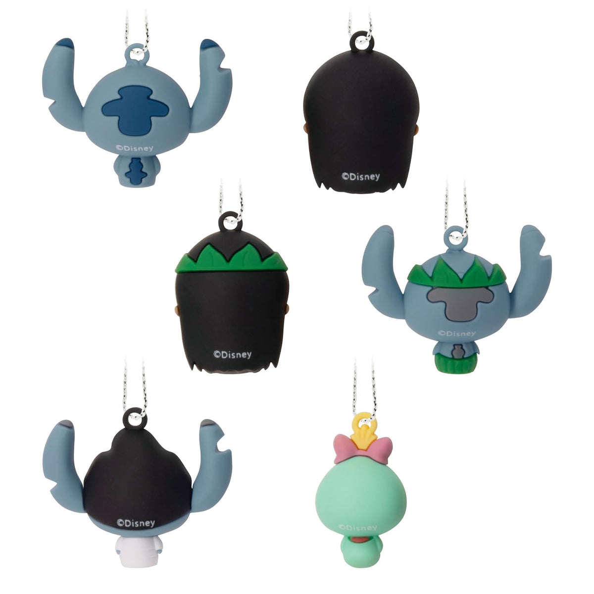Hallmark Disney Lilo and Stitch Adornos navideños en Miniatura, Juego de 6 Unidades