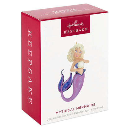 Hallmark - Adorno navideño de Recuerdo 2024, Sirenas míticas, Regalos para Ella