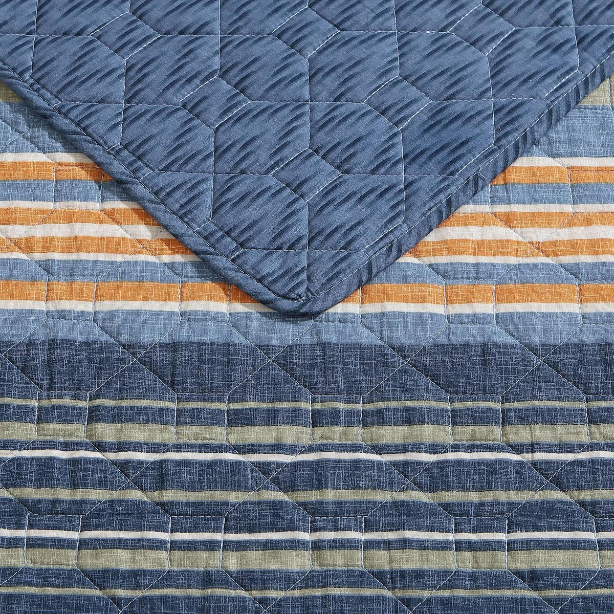 Eddie Bauer Cotton Quilt Set, King, Yakima Valley | Materiales de calidad, tacto suave y cómodo, construcción duradera, fácil cuidado, lavable a máquina