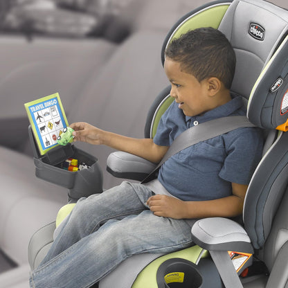 Chicco - KidFit Zip Plus 2 en 1 Asiento elevador de posicionamiento para automóvil – azul marino, azul