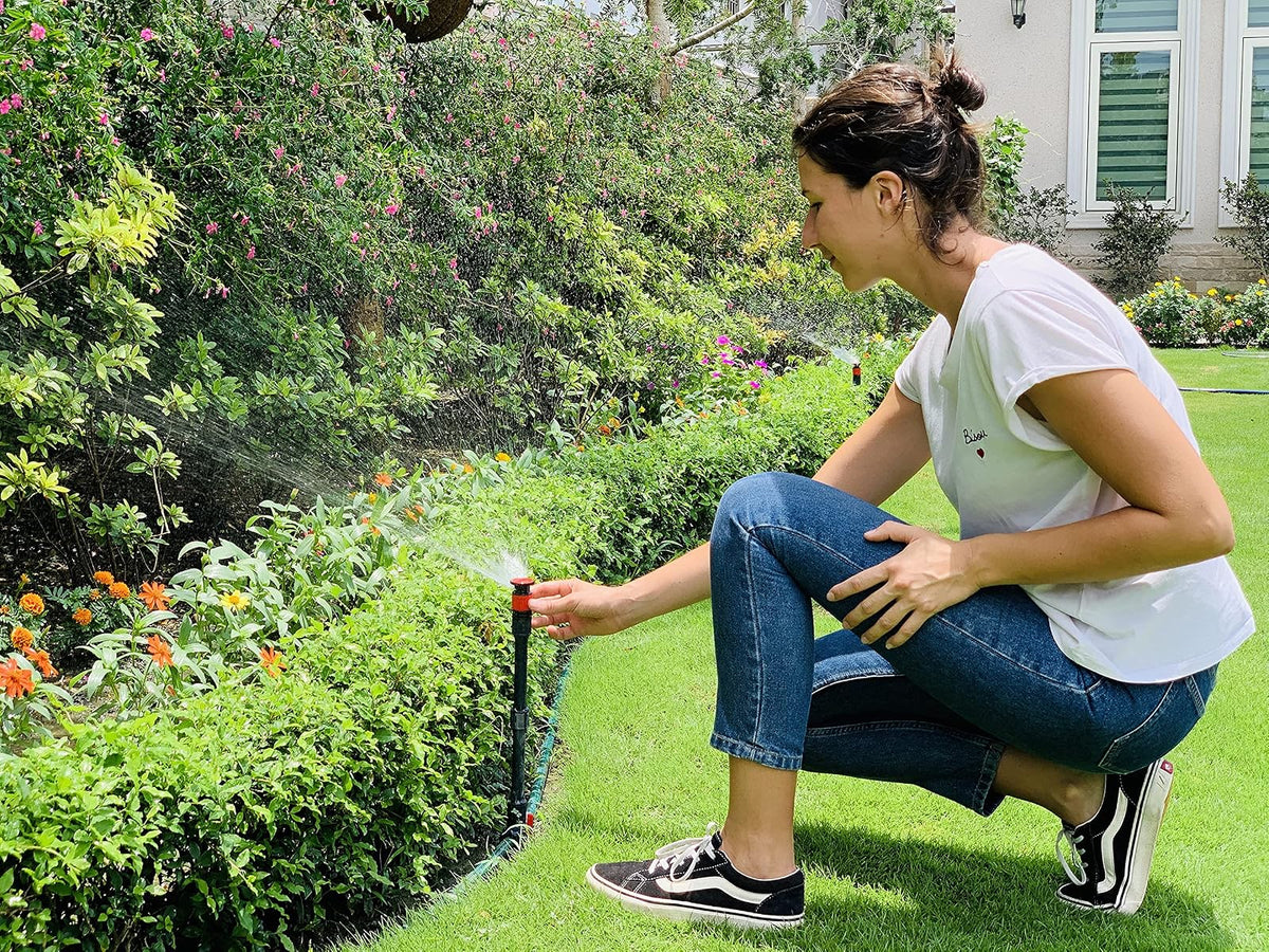Eden 96093 - Aspersor de jardín con diseño flexible multiajustable, ideal para productos de jardinería de bricolaje