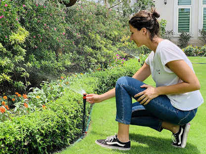 Eden 96093 - Aspersor de jardín con diseño flexible multiajustable, ideal para productos de jardinería de bricolaje