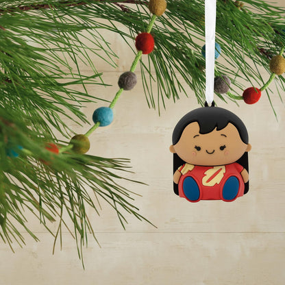 Hallmark Better Together Disney Lilo & Stitch Adornos magnéticos de Navidad, Juego de 2, inastillables