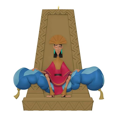 Hallmark - Adorno navideño de Recuerdo 2025, Disney The Emperor's New Groove Emperor Kuzco, Regalos para fanáticos de Disney