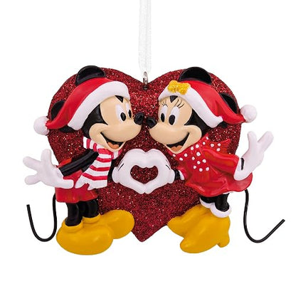 Hallmark - Adorno navideño de Disney Mickey y Minnie Love