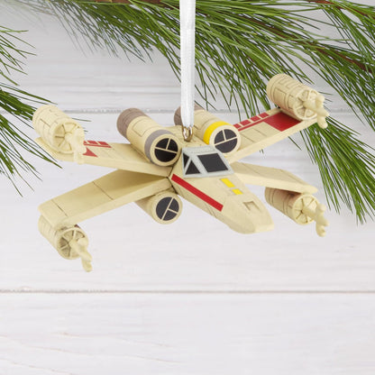 Hallmark Star Wars X-Wing Starfighter - Adorno navideño para Fans de Star Wars