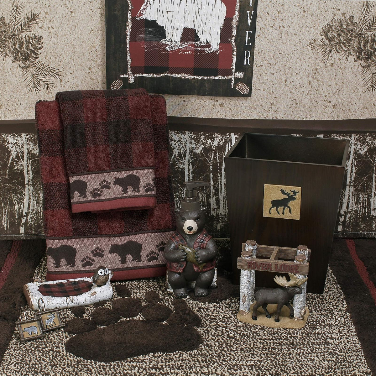 SKL Home Yellowstone Sundance - Soporte para Cepillo para Polvo de Dientes, Color café