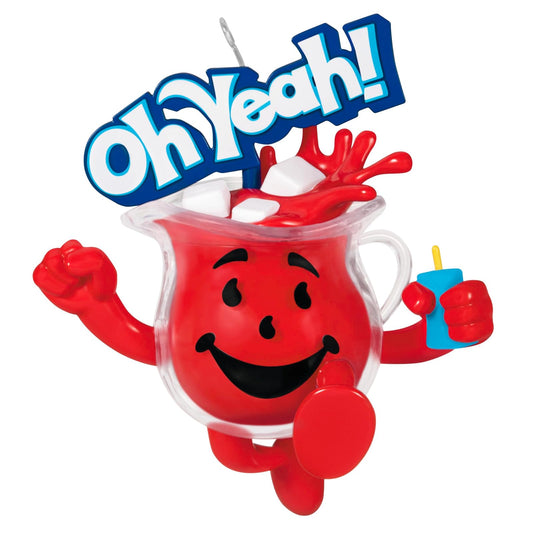 Hallmark - Adorno navideño de Recuerdo 2025, Kool-Aid Hey, Kool-Aid!, Regalos de Nostalgia