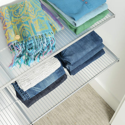 Con-Tact 04F-C8S01-06 Premium Non-Adhesive Shelf and Drawer Liner, 18-Inches by 4-Feet, Ribbed Clear