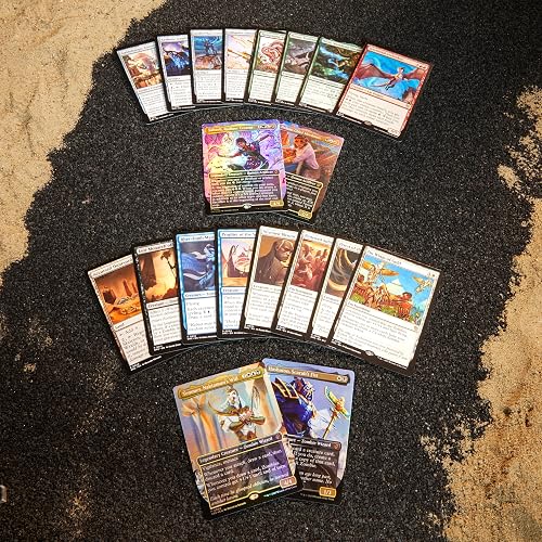 Magic: The Gathering Aetherdrift Commander - Paquete de Cubierta - 2 de Cada Cubierta (2 energía Viva + 2 poderosos eternos)