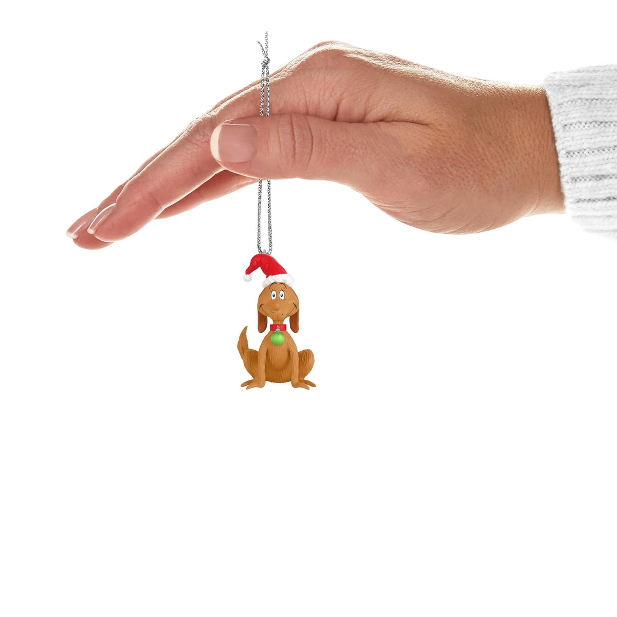 Hallmark - Mini Adorno de Navidad de 1.25 Pulgadas 2025, Dr. Seuss's How The Grinch robó la Navidad Merry MAX, Regalos de película de Navidad