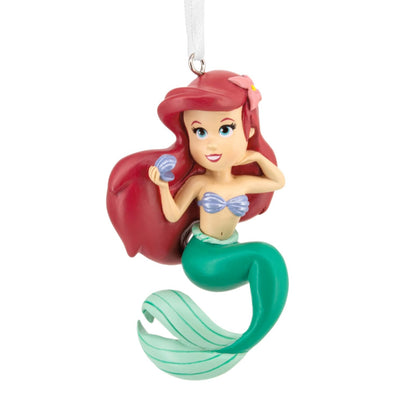 Hallmark Disney Princess Ariel - Adorno de Navidad estilizado, Regalos para Fans de Disney
