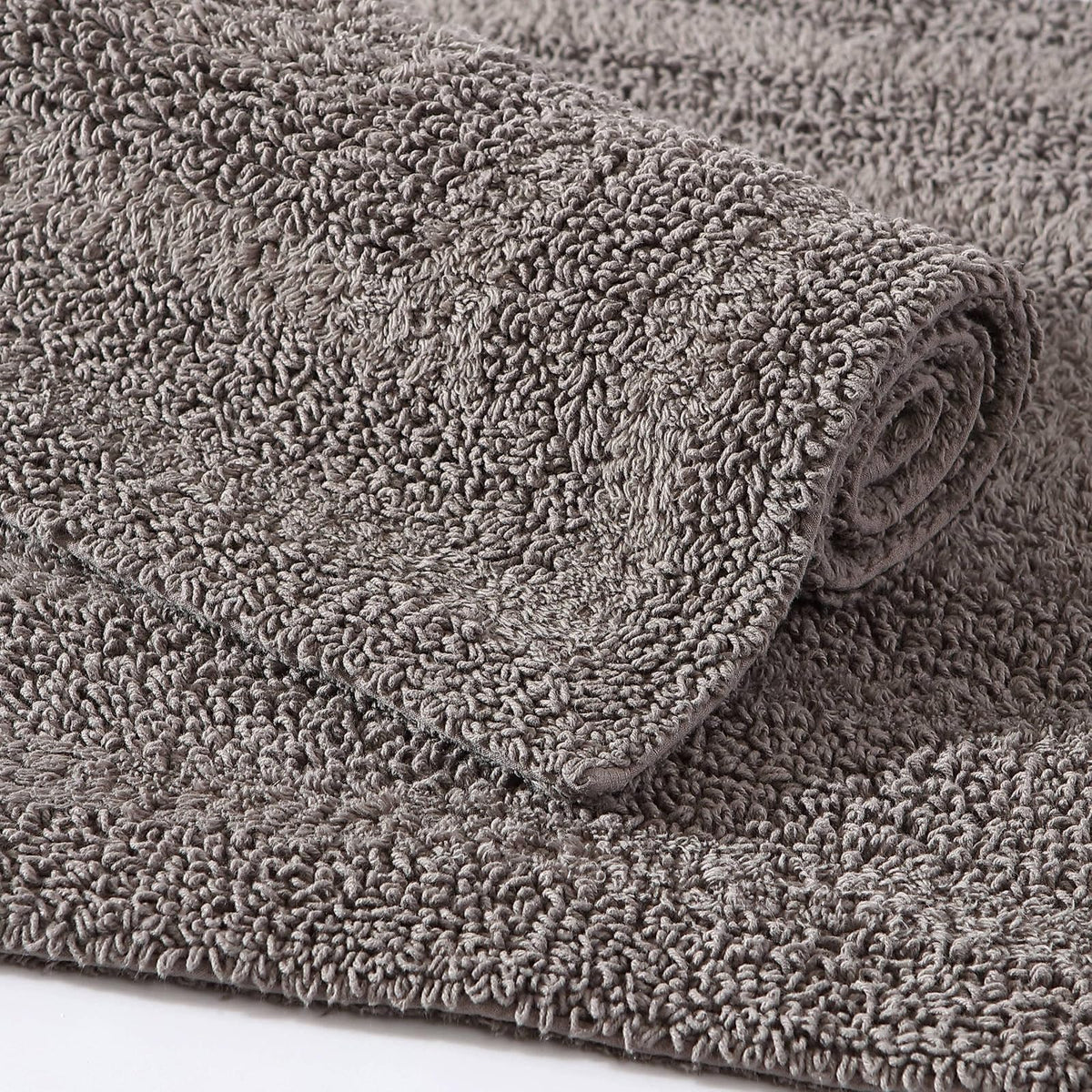 Eddie Bauer Home Rugs - Alfombra de baño de algodón Suave, superabsorbente y de Secado rápido, 2 Piezas, Logan Color café Medio
