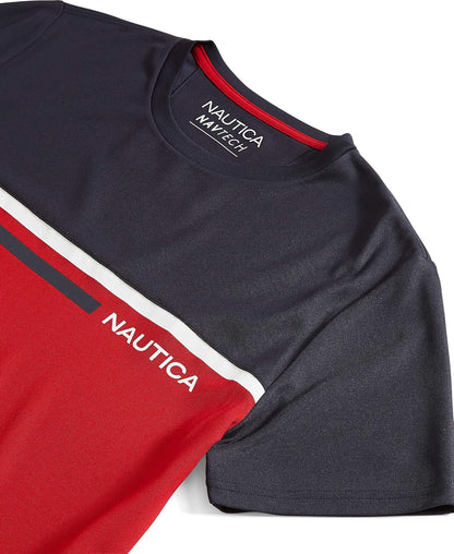 Nautica Nautica Playera Navtech Colorblock para Hombre Camiseta para para Hombre