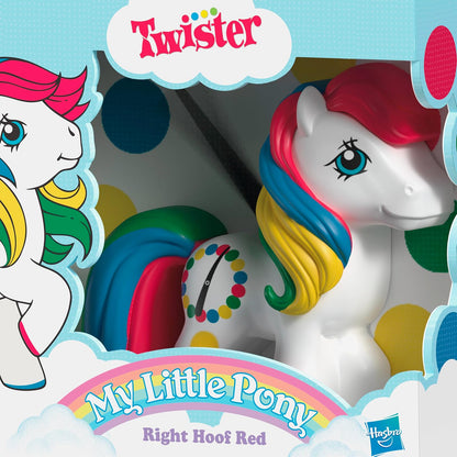 Hallmark - Adorno navideño de Recuerdo 2025, Hasbro My Little Pony Retro Twister Right Hoof Red, Nostalgia Gifts