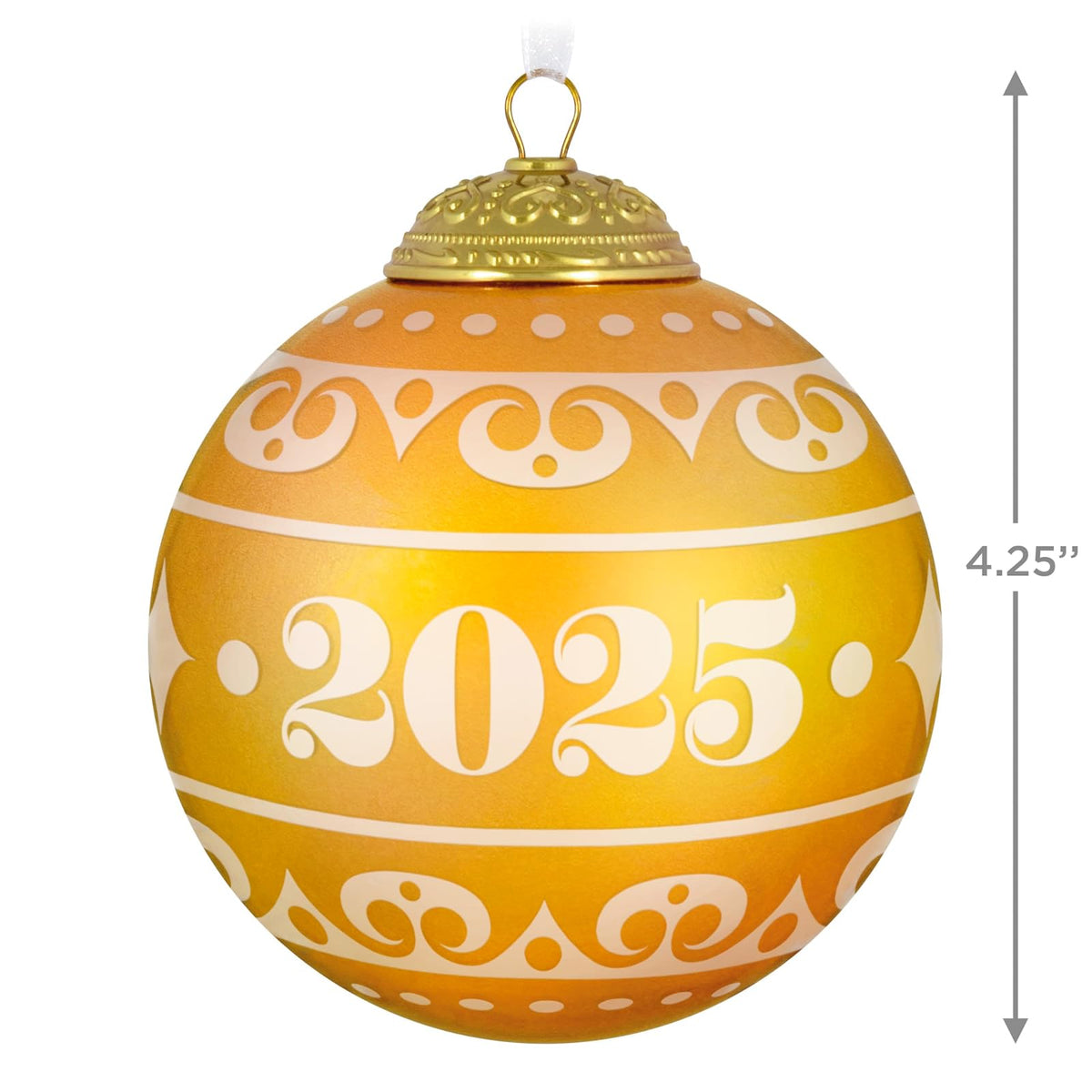 Hallmark - Adorno de Navidad 2025, Conmemorativa de Navidad 2025, Vidrio, Regalos para los Amantes de la Navidad