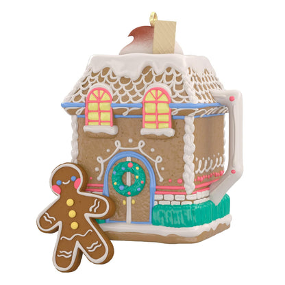 Hallmark - Adorno navideño de Recuerdo 2024, Taza de Porcelana, Regalos para los Amantes de la Navidad