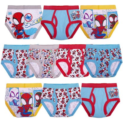 Spider-Man Spiderman Spiderverse - Calzoncillos Calzones (5 Unidades) Ropa Interior para Niños
