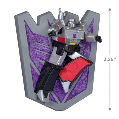 Hallmark - Adorno navideño de Recuerdo 2025, Hasbro Transformers Megatron's Might, Regalos para los fanáticos de los transformadores