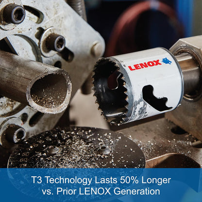 LENOX Tools Bi-Metal Speed Slot Arbored Hole Saw with T3 Technology, 1-1/4"