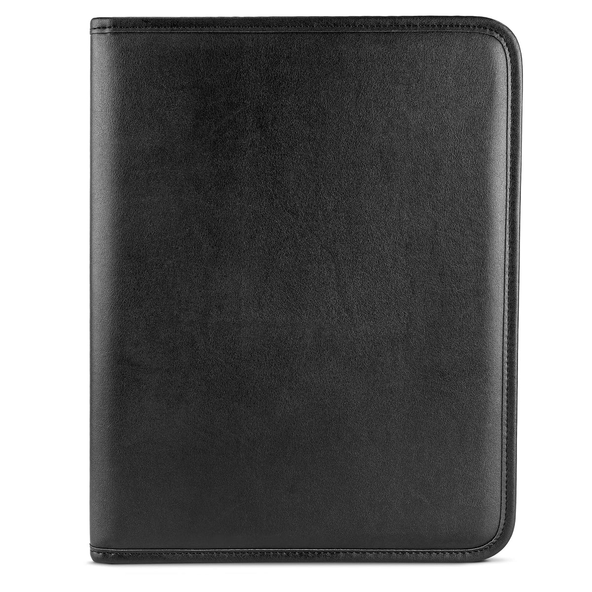 Samsill Padfolio profesional, portafolios de negocios, negro, incluye 8.5 x 11 bloc de escritura