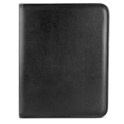 Samsill Padfolio profesional, portafolios de negocios, negro, incluye 8.5 x 11 bloc de escritura
