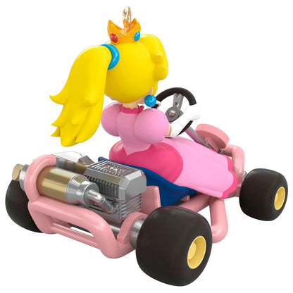 Hallmark - Adorno navideño de Recuerdo 2025, Nintendo Mario Kart Princess Peach, Regalos para Jugadores