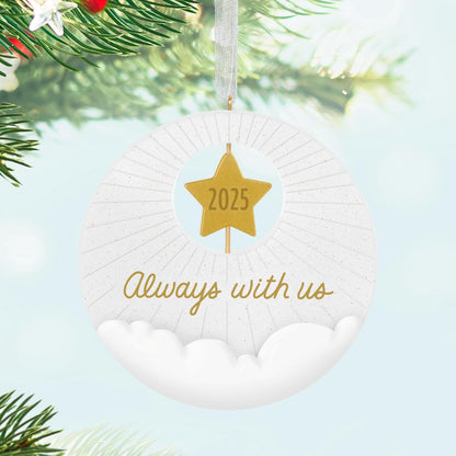 Hallmark - Adorno navideño de Recuerdo 2025, Always with Us 2025, Regalos de Recuerdo