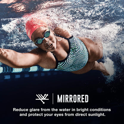 Speedo Jr Vanquisher 2.0 - Goggles de natación espejados