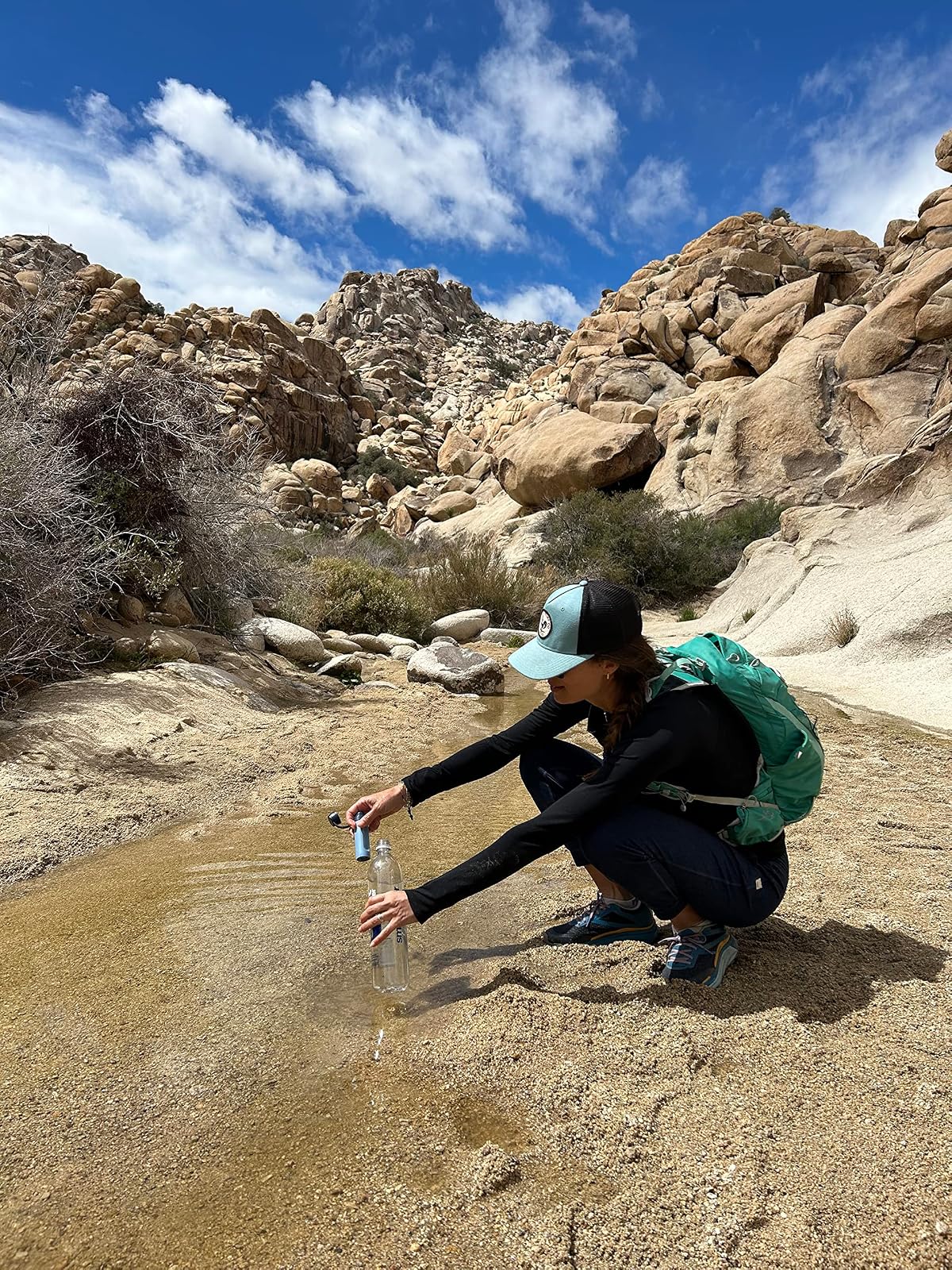 LifeStraw Peak Series - Filtro de agua personal para senderismo, camping, viajes, supervivencia y preparación para emergencias Elimina bacterias, parásitos y microplásticos.