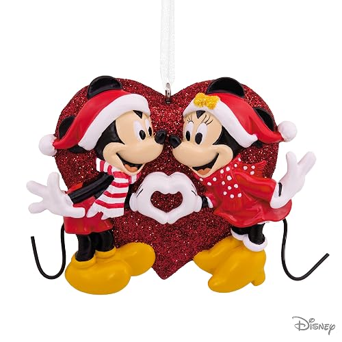 Hallmark - Adorno navideño de Disney Mickey y Minnie Love