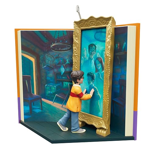 Hallmark - Adorno de Navidad 2025, Harry Potter y el Espejo de Piedra del hechicero de Erised, Regalos para los fanáticos de Harry Potter