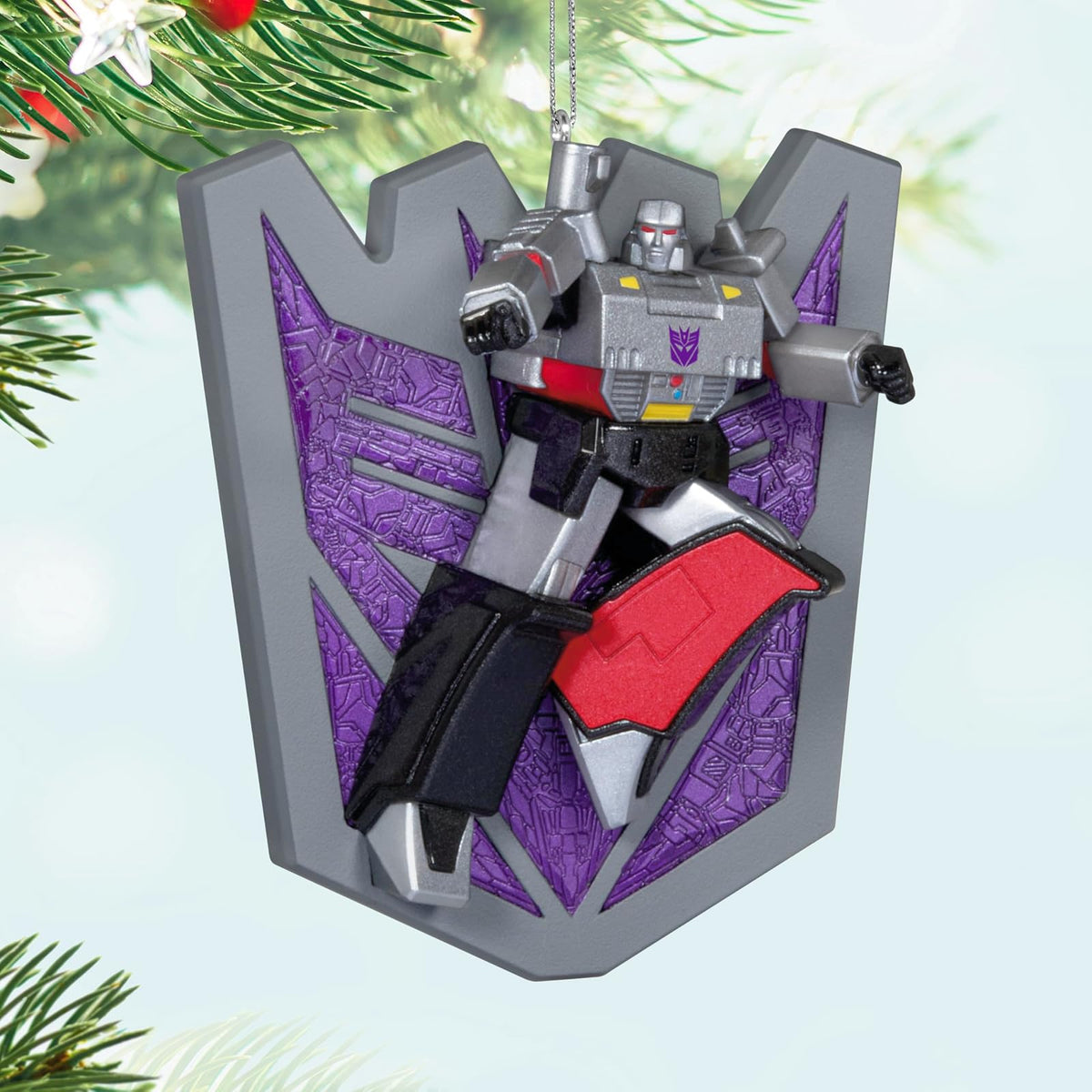 Hallmark - Adorno navideño de Recuerdo 2025, Hasbro Transformers Megatron's Might, Regalos para los fanáticos de los transformadores