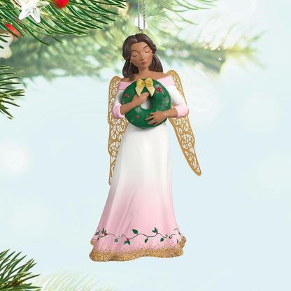 Hallmark - Adorno navideño de Recuerdo 2025, Ángeles de Navidad, Regalos de coleccionistas de ángeles