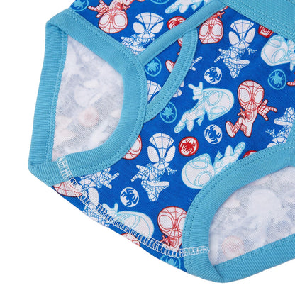 Marvel - Ropa Interior para niños de Spiderman and Superhero Friends 100% algodón Peinado, Paquete múltiple con Iron Man, Hulk y más, Paquete de 7 Spiderman Only Brief, 2-3T