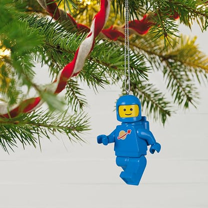 Hallmark - Astronauta LEGO Minifigure, Adorno de Navidad, Regalo de Pasatiempos