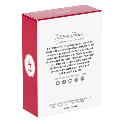 Hallmark - Adorno navideño de Recuerdo 2025, para Regalos de Comida