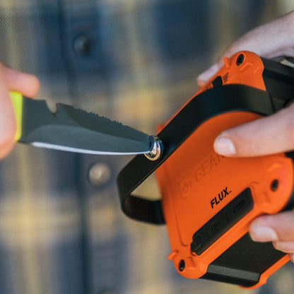 GEAR AID Akua - Cuchillo de paleta de punta roma con hoja dentada de 3 pulgadas y funda