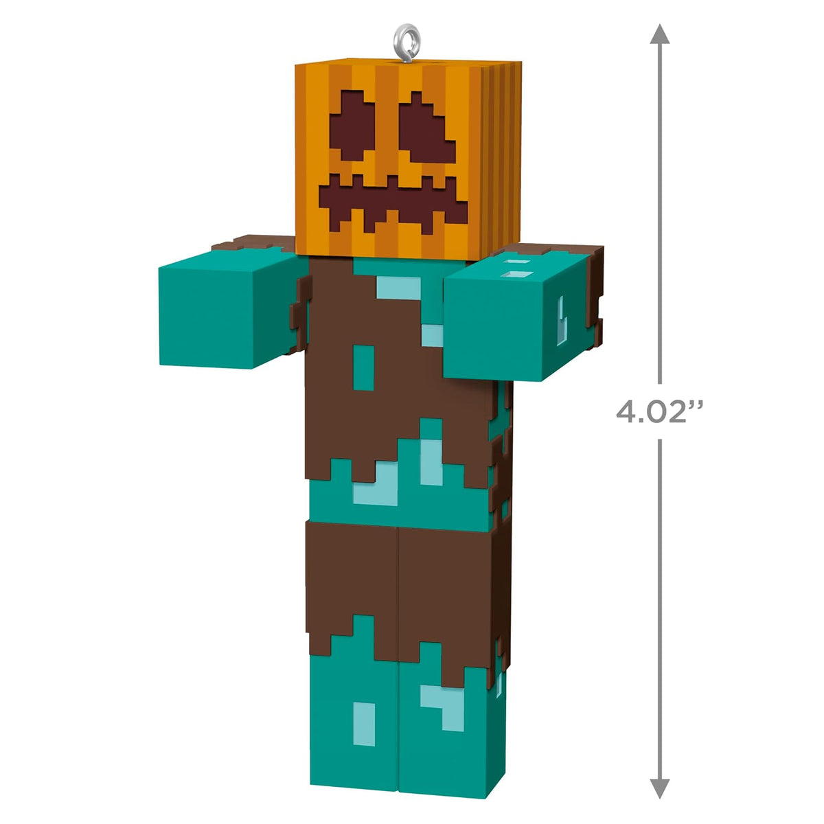 Hallmark - Adorno de Recuerdo de Halloween 2024, Minecraft ahogado con Calabaza Tallada, Regalos para Jugadores