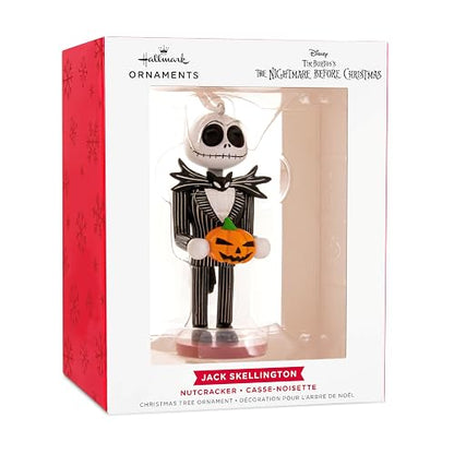 Hallmark Disney Tim Burton's The Nightmare Before Christmas Jack Skellington - Adorno de Navidad para Cascanueces, Regalos para fanáticos de Disney